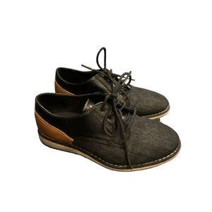 Boy's Sonoma Goods for Life Black & Brown Oxfords Size 13